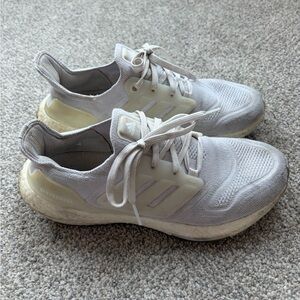 adidas Women's White/Light Cream Running Sneakers